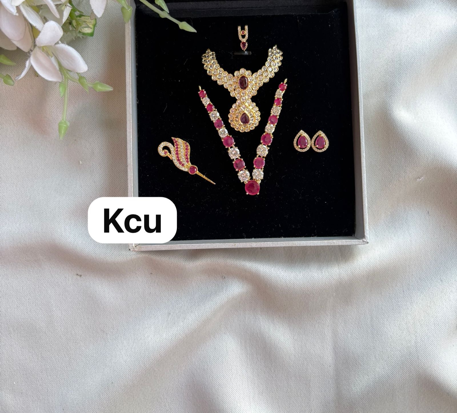 AD Jewellery Set (Size -5/6no) S101