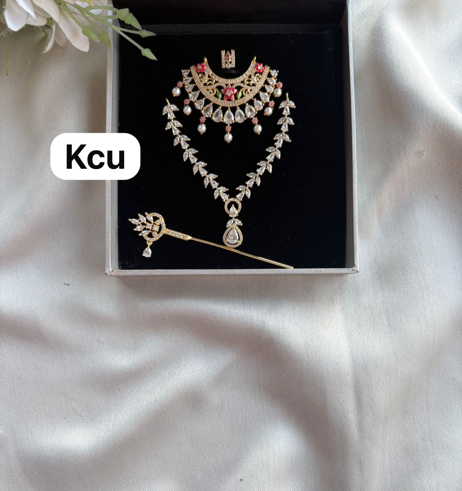 AD Jewellery Set (Size -5/6no) S104