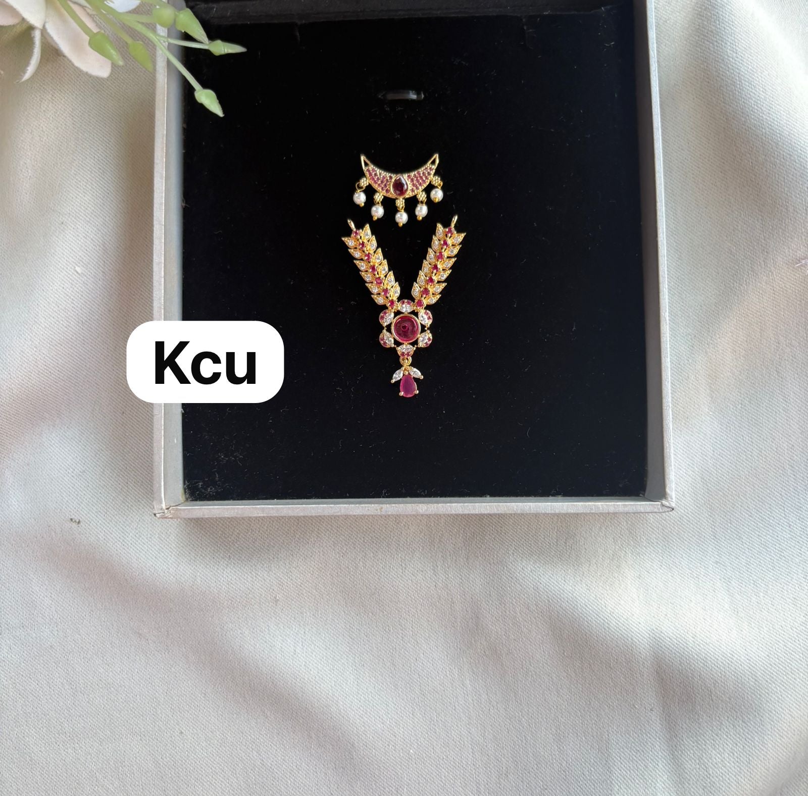 AD Jewellery Set (Size -2/3no) S108