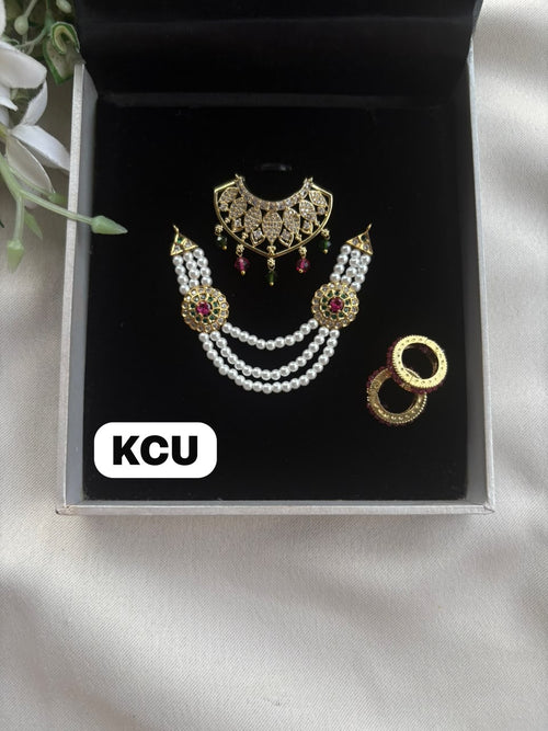 AD Jewellery Set (Size -3/4no) S119