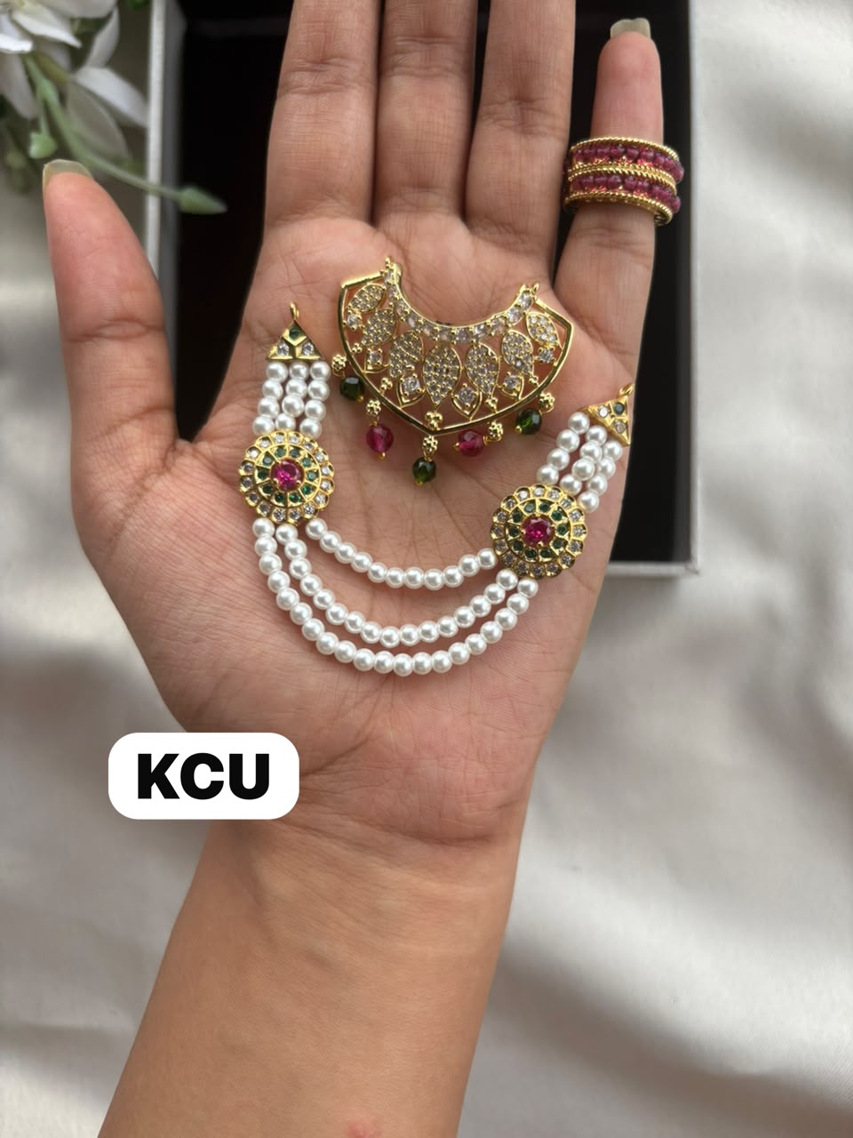 AD Jewellery Set (Size -3/4no) S119