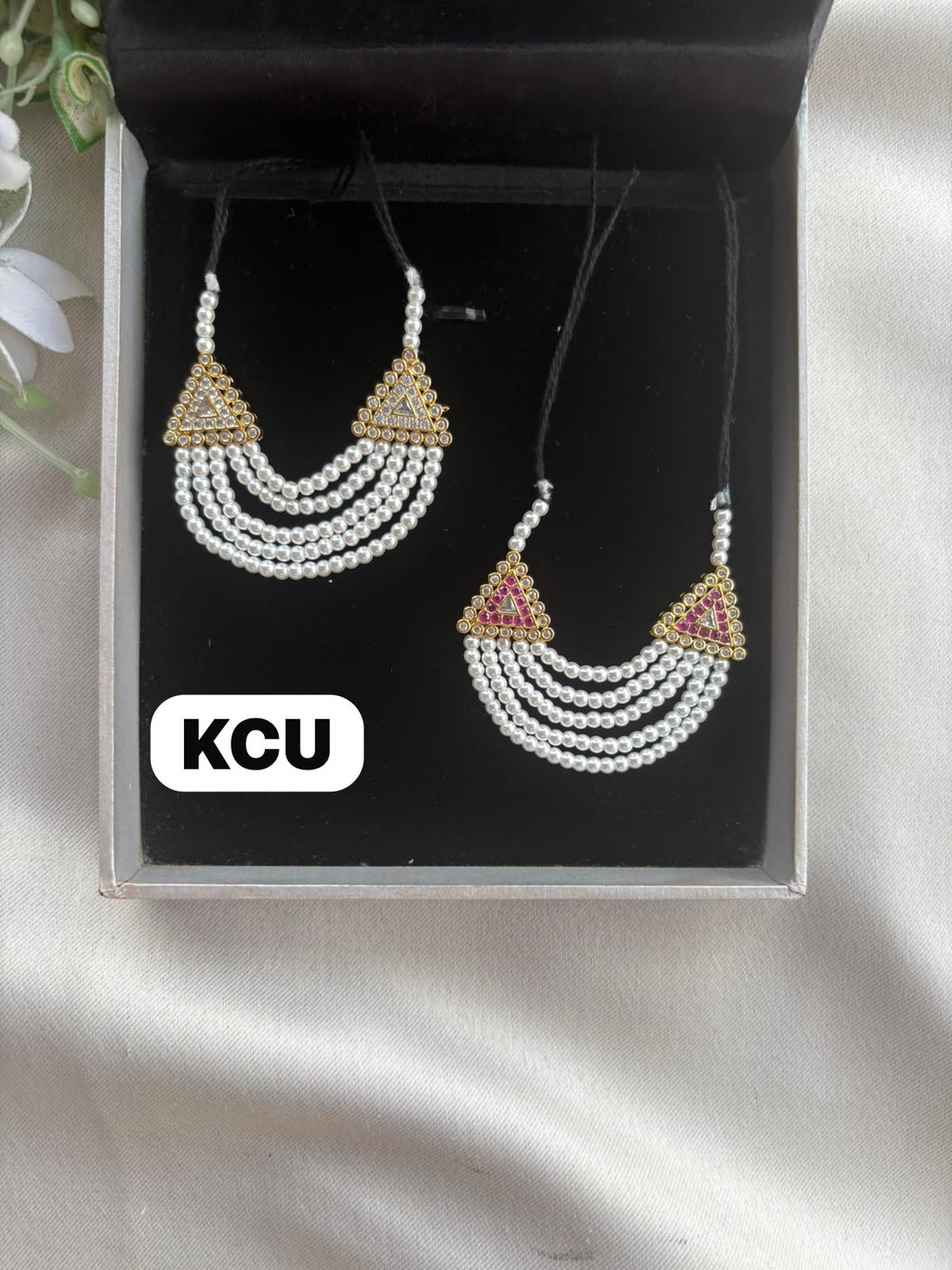 Exclusive  AD jewellery mala Size(5/6no) M210