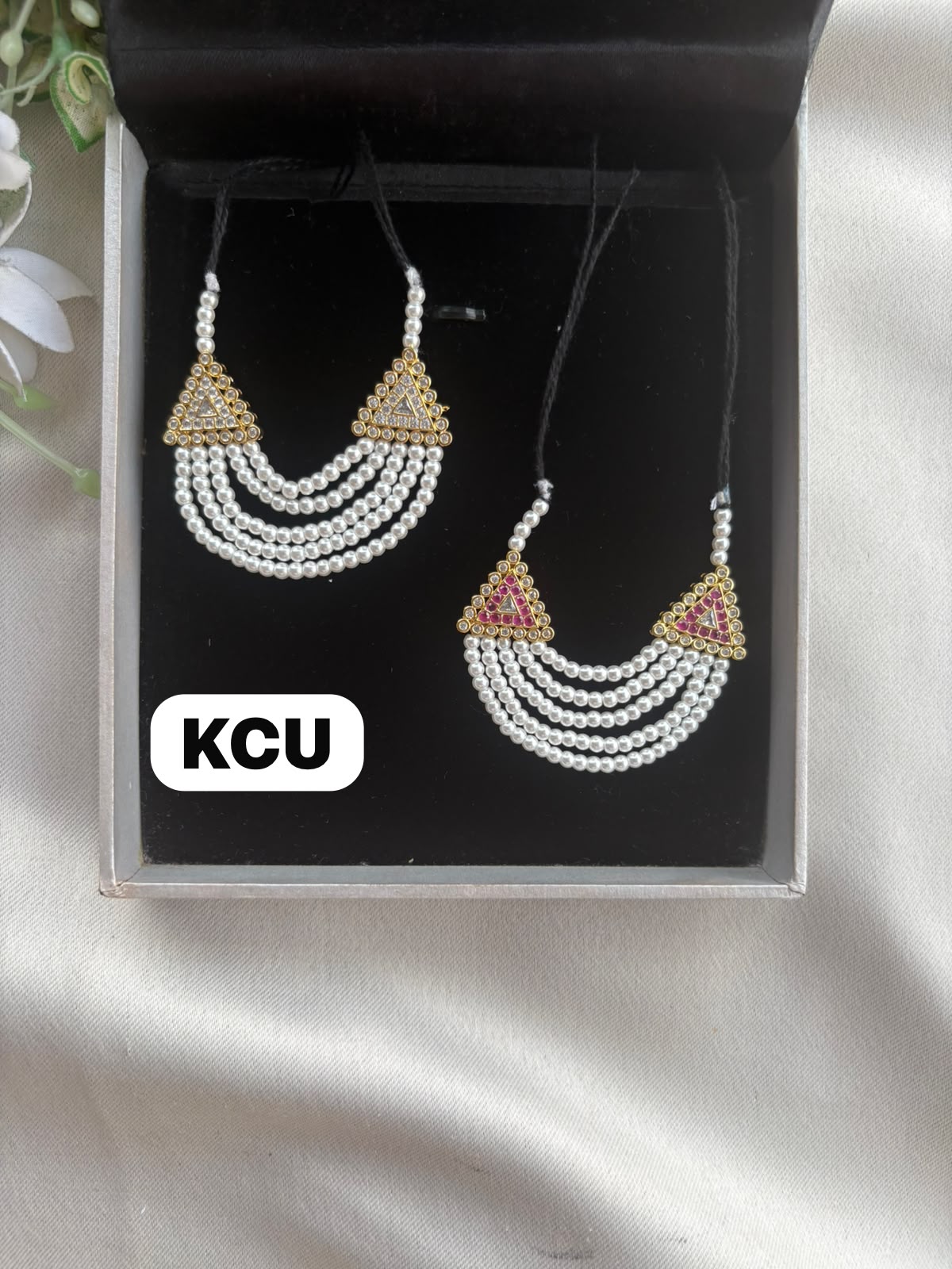 Exclusive  AD jewellery mala Size(5/6no) M210