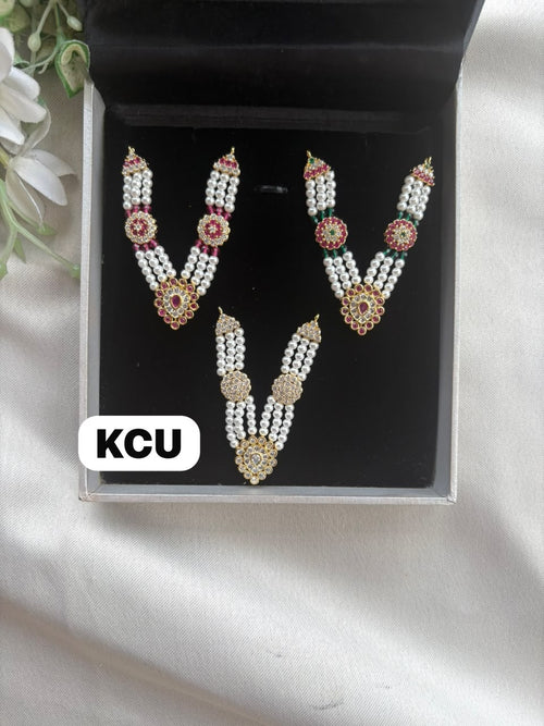 Exclusive  AD jewellery mala Size(4/5no) M211