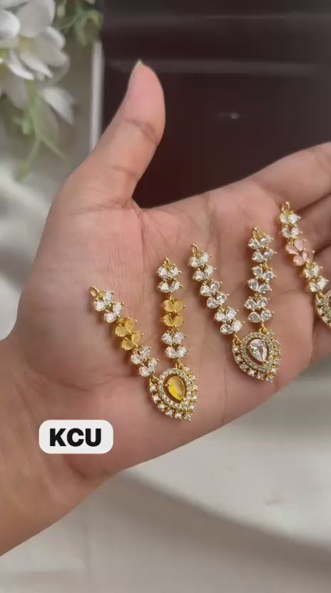 Exclusive  AD jewellery mala Size(3/4/5no) M213
